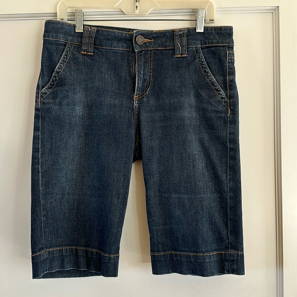 Kut from the Kloth denim jean walking shorts size 10.  Excellent condition!